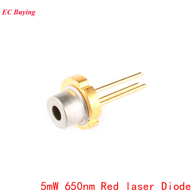 5pcs 5mW 650nm Red Laser Diode Sensor Laser Module Diodes DIY LED Electronics