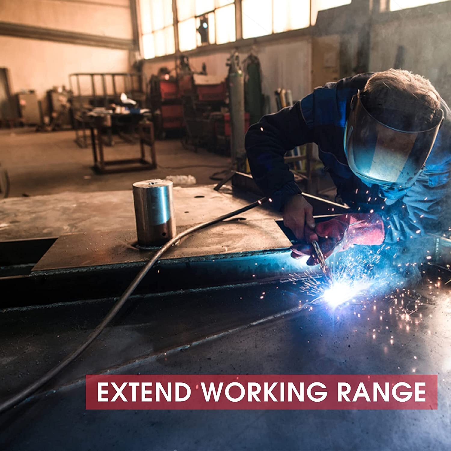 20ft 250 Volt 25 Amp, 10/3 Welder Extension Cord for Welding Machine