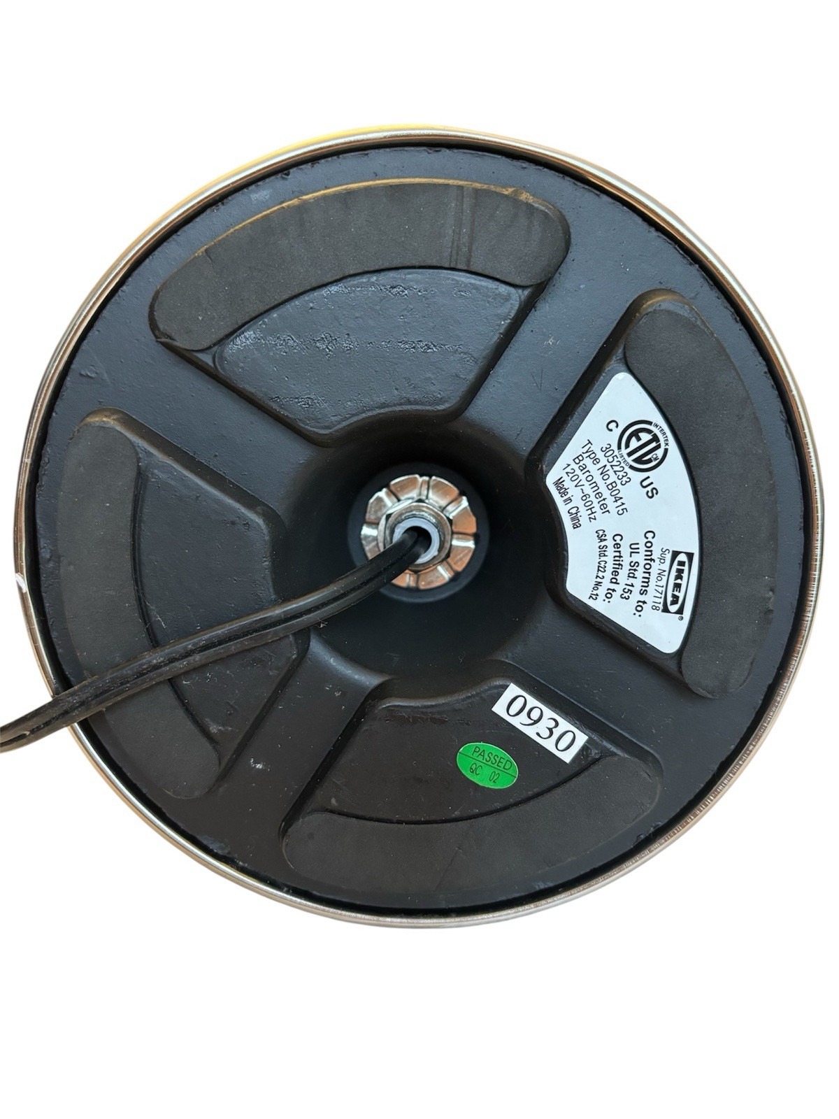 IKEA Barometer Work Lamp Adjustable Arm Desk Light - Stainless Finish No. 2