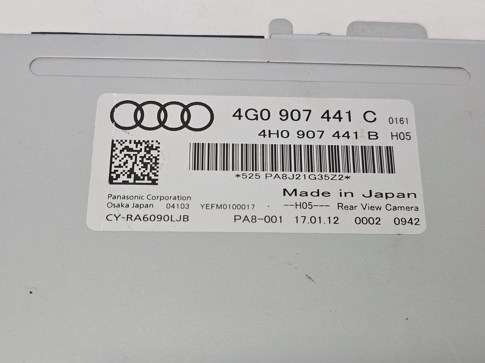 2013-2015 AUDI S6 S7- REAR VIEW / Reverse Camera Control Module 4G0907441C