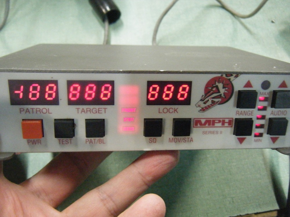 MPH INDUSTRIES RADAR, PYTHON SERIES II K BAND RADAR CERTIFIED