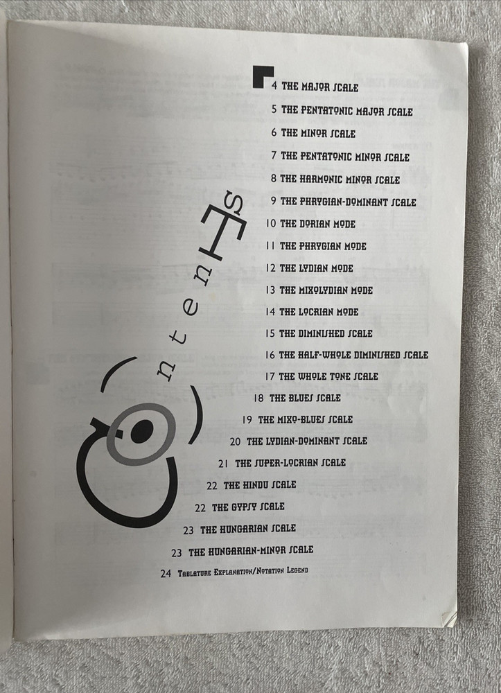 Essential Scales and Modes By Jon Chappell Beginners Guide Multiple Styles 1994