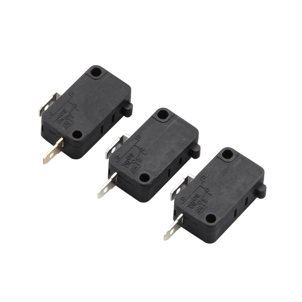 3PCS Microwave Door Switch Replacement 16A 2 Normally Open 1 Normally Closes