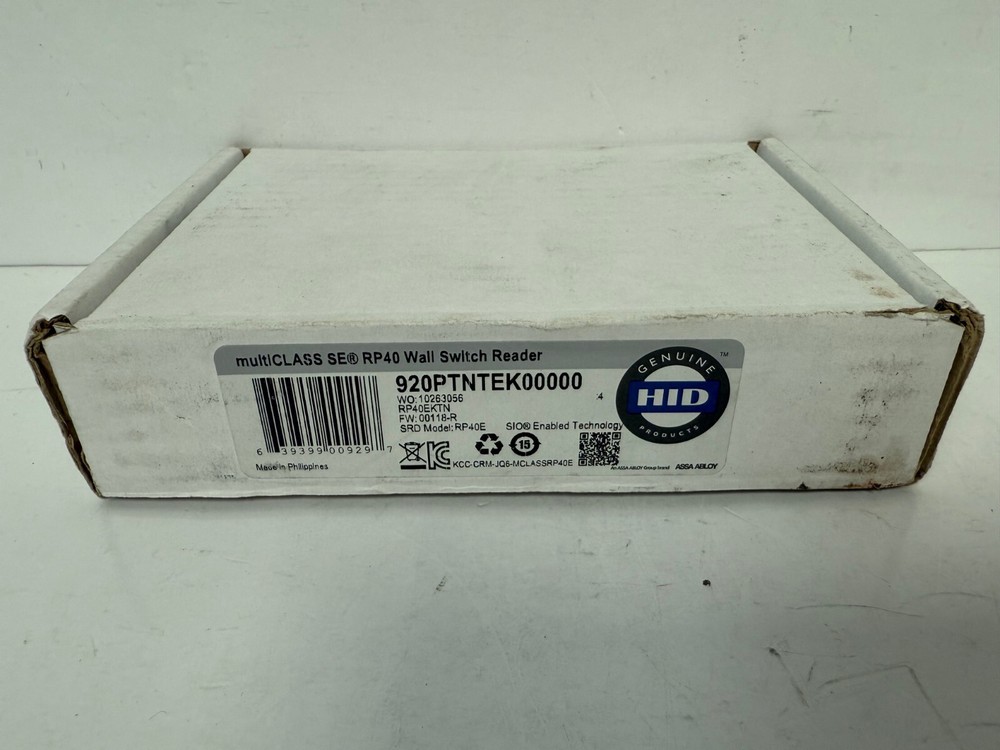HID 920PTNTEK00000 MULTICLASS SE RP40 WALL SWITCH READER NEW OPEN BOX