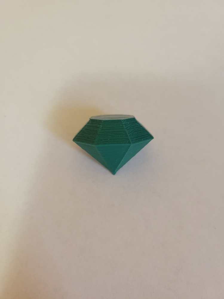3D Printed Chaos Emeralds - Complete Set