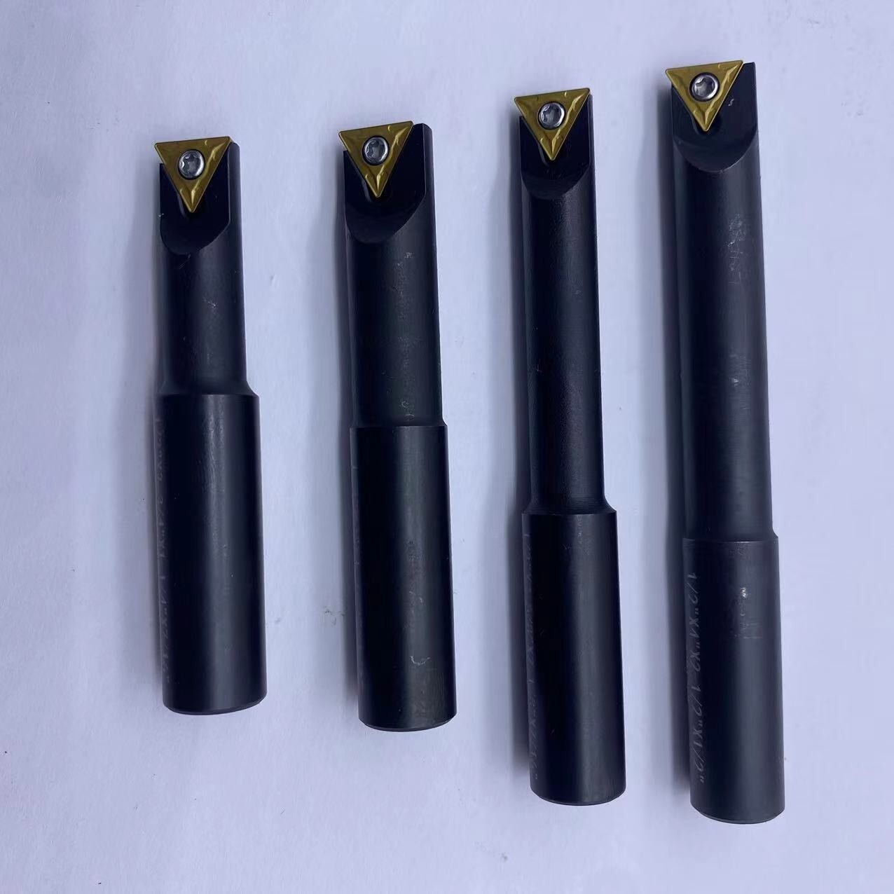 1/2" Indexable Boring Bar Set Lathe Round Shank Bars For TCMT Insert 4PCS set