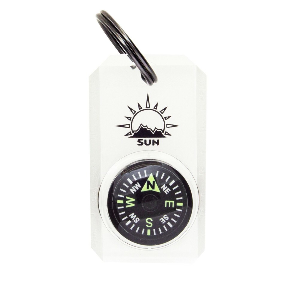 Sun Company MiniComp - Zipperpull Mini Compass with Split Ring