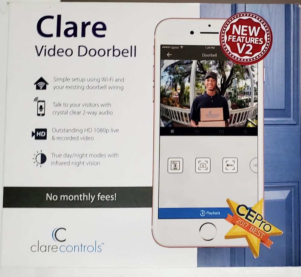 Clare Video Doorbell V2