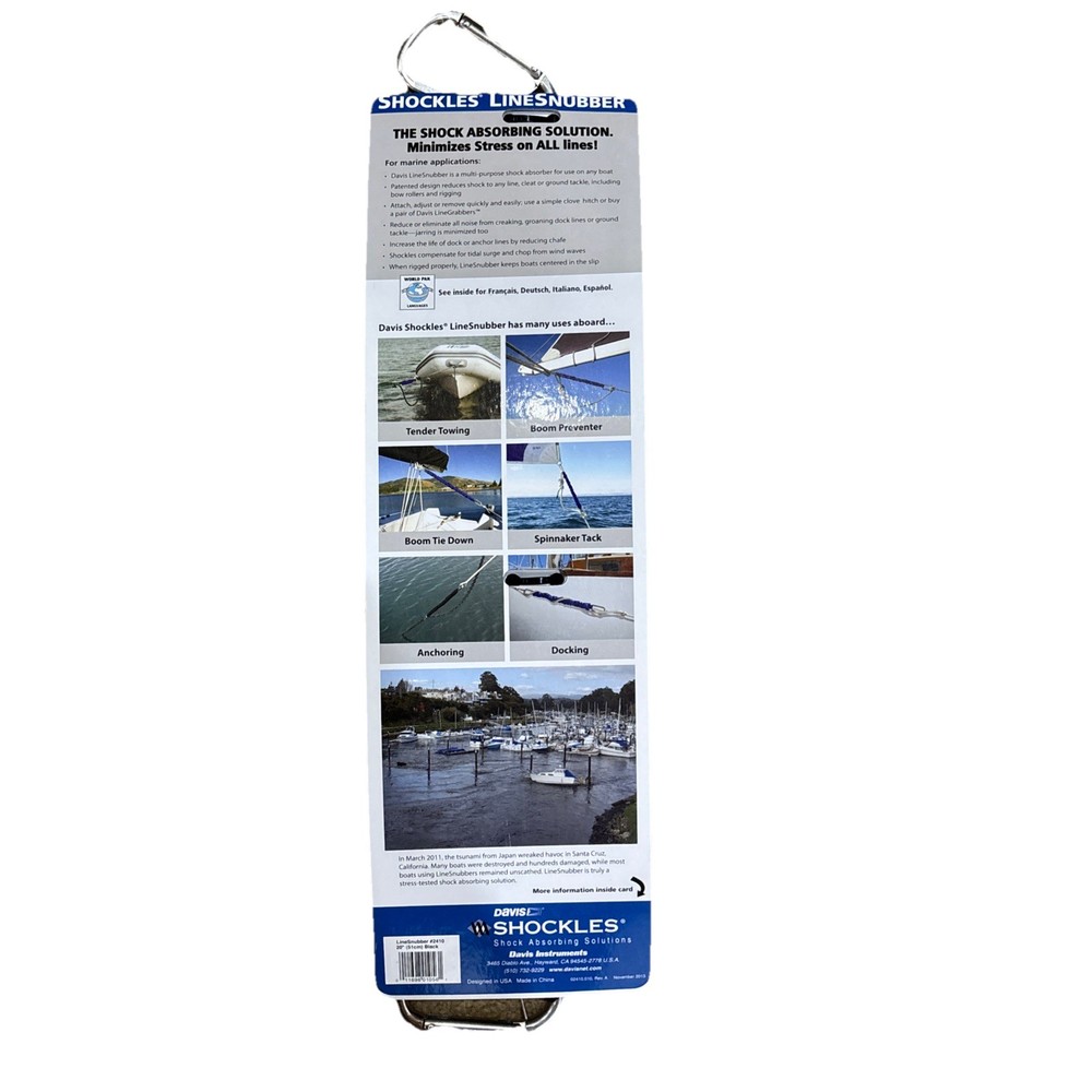 Davis Shockles LineSnubber - Black 2410