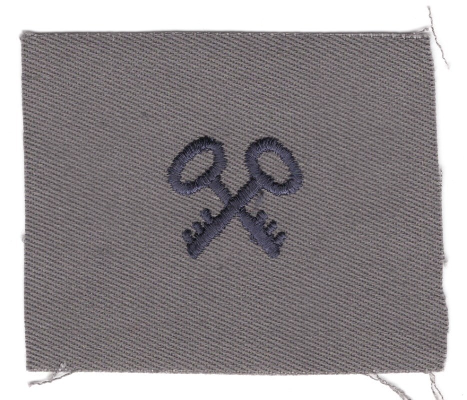 USN Navy Rate:  Striker - Storekeeper, gray