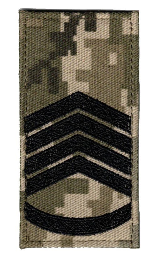 Ukrainian rank patch for Chief Sergeant on MM-14 Pixel camouflage