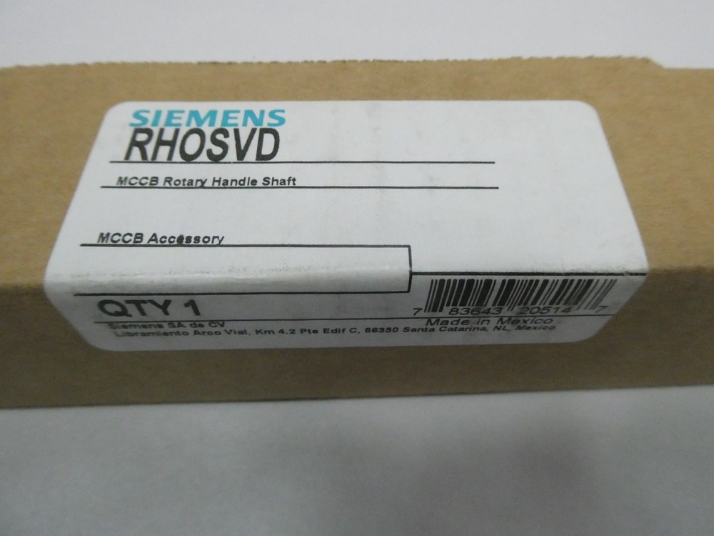 Siemens RHOSVD Mccb Rotary Handle Shaft