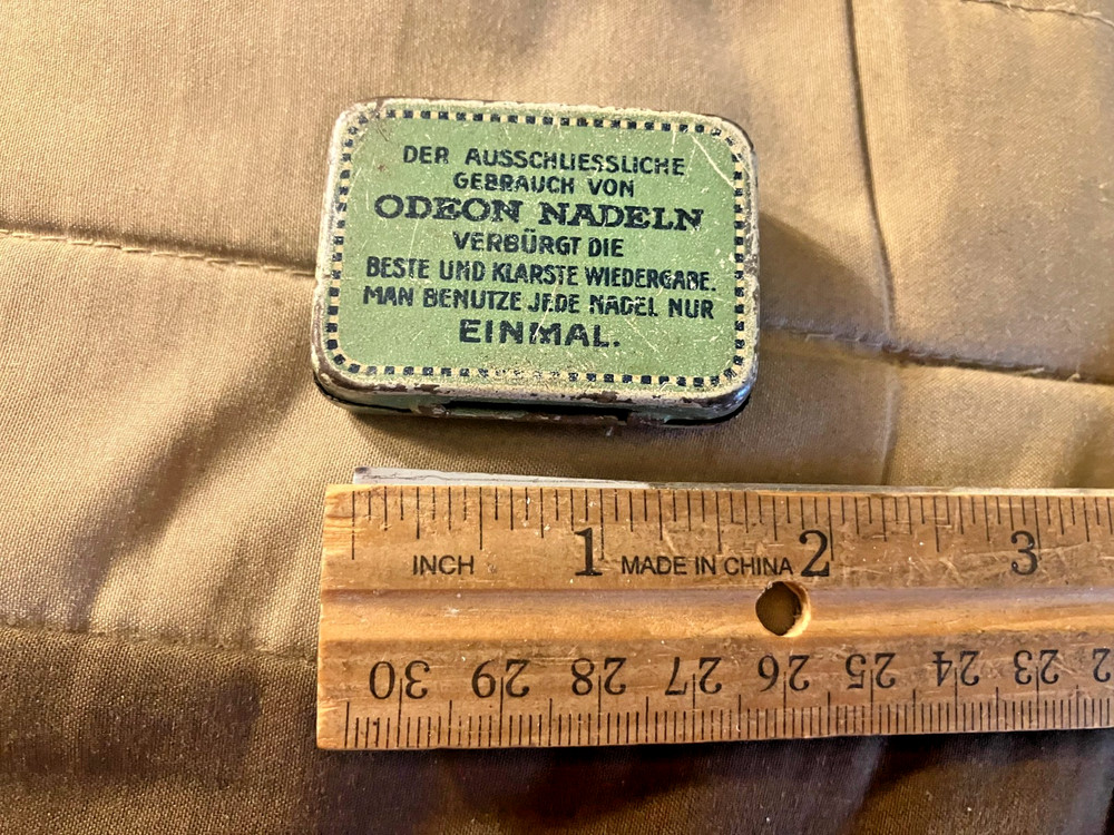 Odeon Germany Phonograph 200 Steel Needles Tin