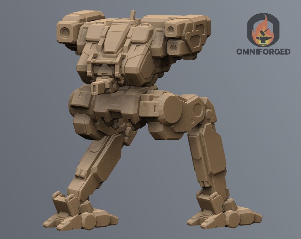 Flea Mini FLE-4 MWO Mech Miniature Compatible with Battletech