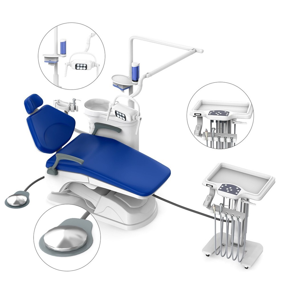 Dental Unit Chair Computer Controlled Integral Automatic water supply system FDA