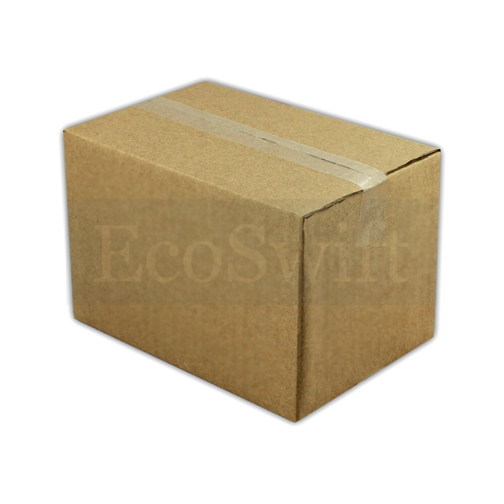 6x4x4 Corrugated Shipping Boxes -100 Boxes EcoSwift Brand
