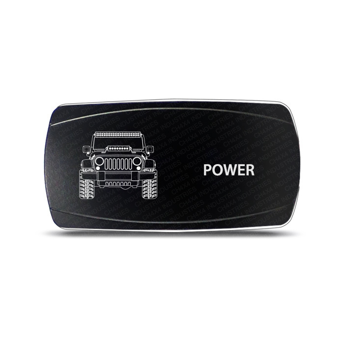 CH4X4 Rocker Switch Power Symbol