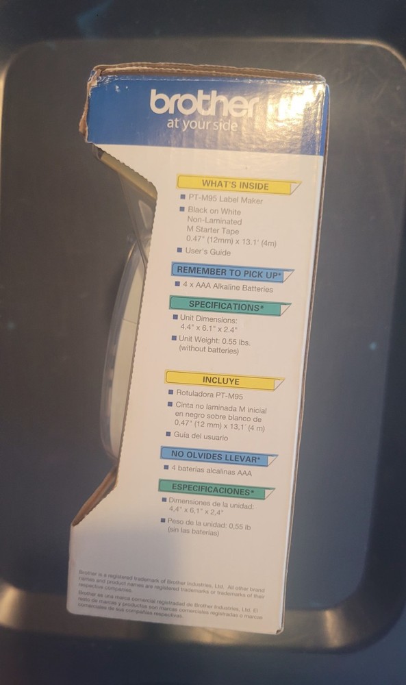 Brother P-touch PT-M95 Handy Label Maker Printer Organization