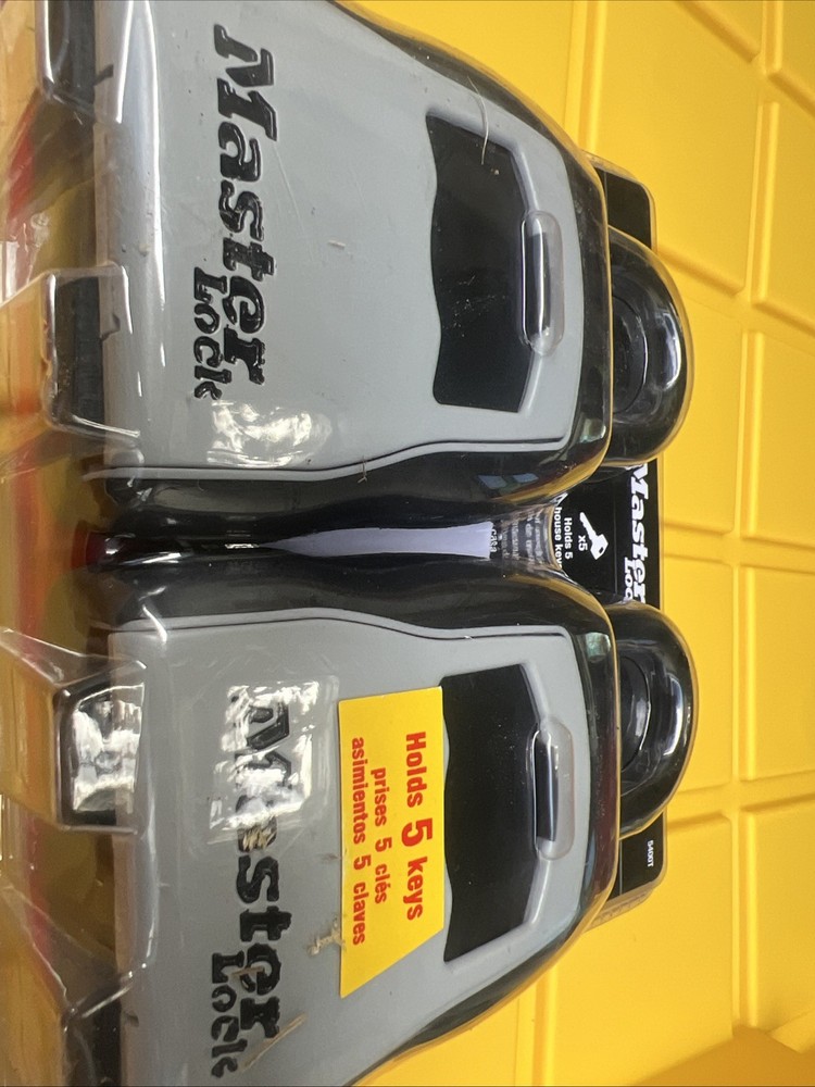 Master Lock 5400T Portable Lock Box - Black