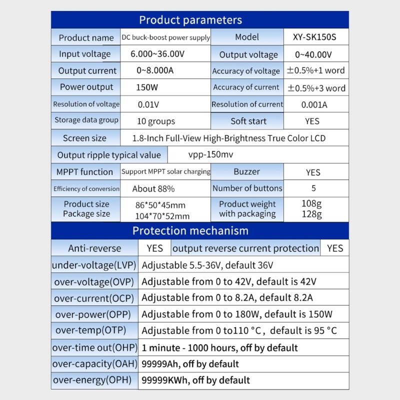 Regulated Power Supply Converter Adjustable Voltages Regulator Module