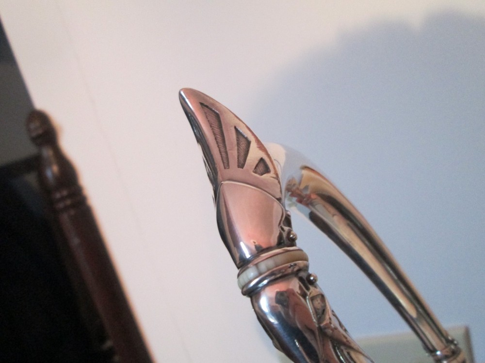 Rare Antique S.P. - MEDALLION Pattern - GORHAM - 6 pc COFFEE / TEA SET - MINT