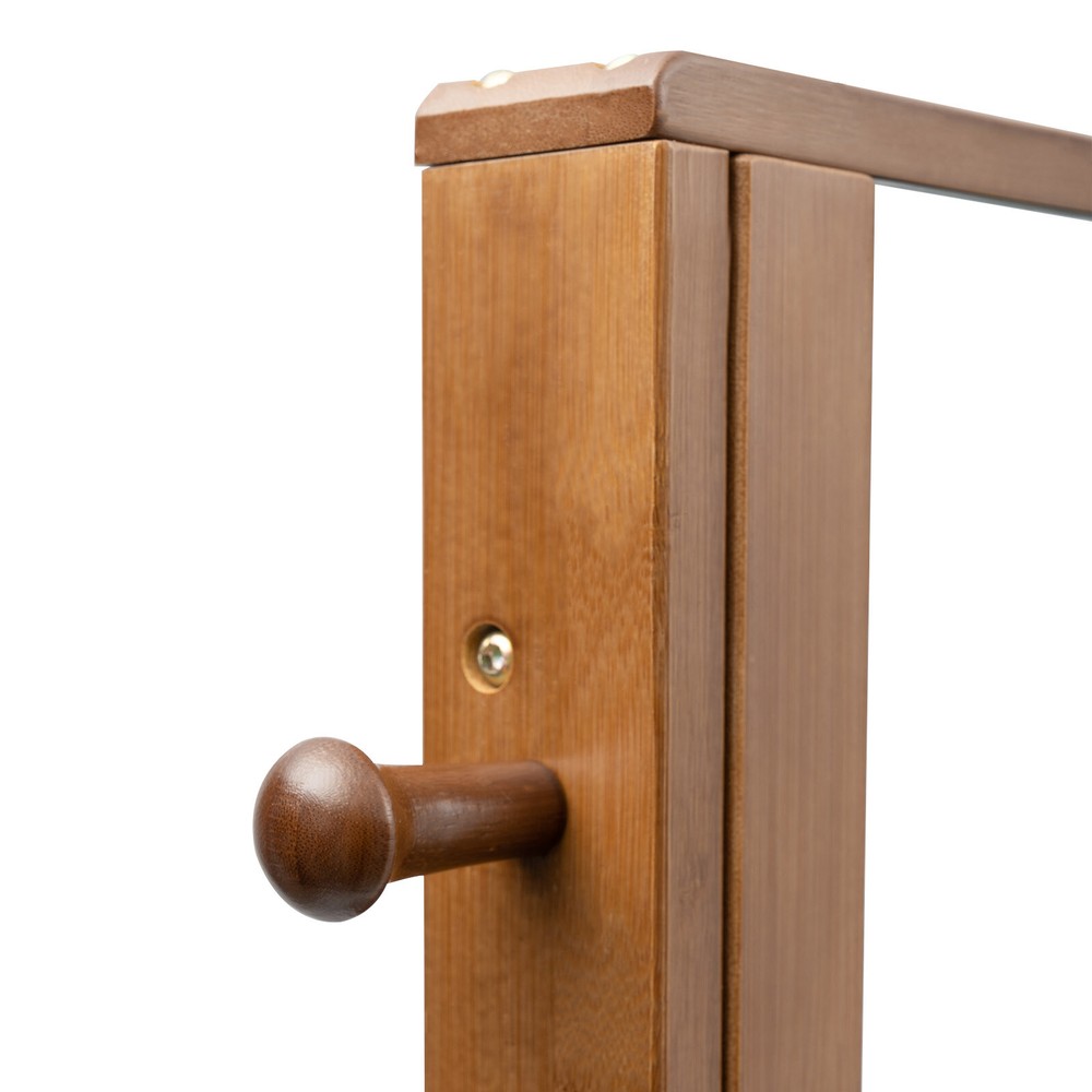 Bamboo Multi-function Hall Tree for Entryway Rack Shoe Storage Hanger Bench Set