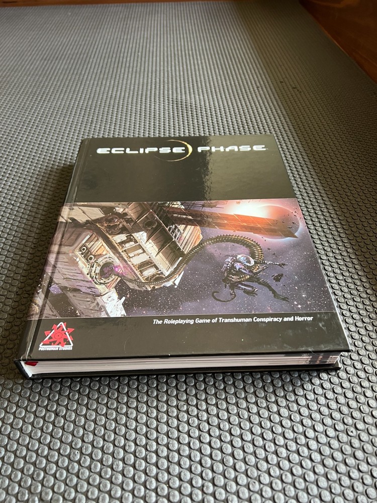 ECLIPSE PHASE Core Rulebook — 1st Edition Hardcover — Posthuman Studios — MINT