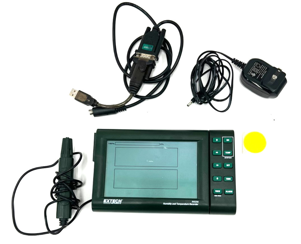 EXTECH INSTRUMENTS RH520A PAPERLESS HUMIDITY & TEMPERATURE CHART RECORDER