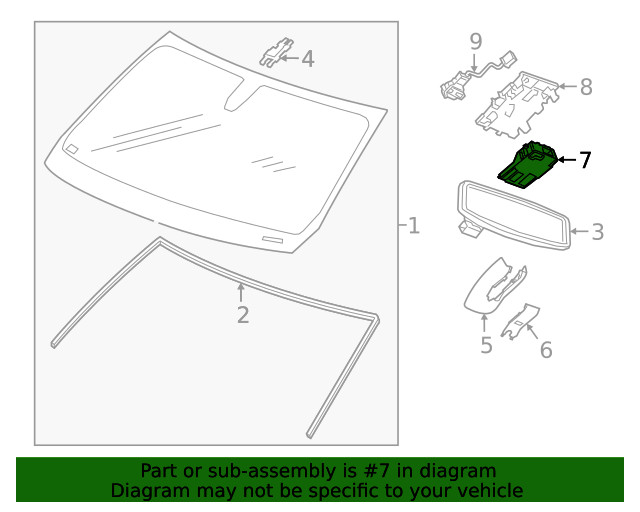 Genuine GM Front View Camera 84586312
