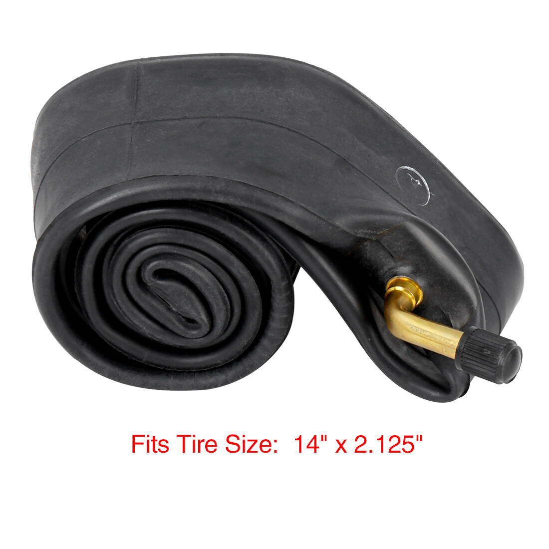 14x2.125" Bike Inner Tube Bent US Type Valve MTB Bicycle Rubber Tire Interior
