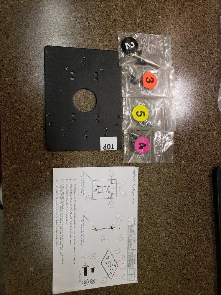 Verifone DCA-1001 Universal Adapter Plate With Hardware