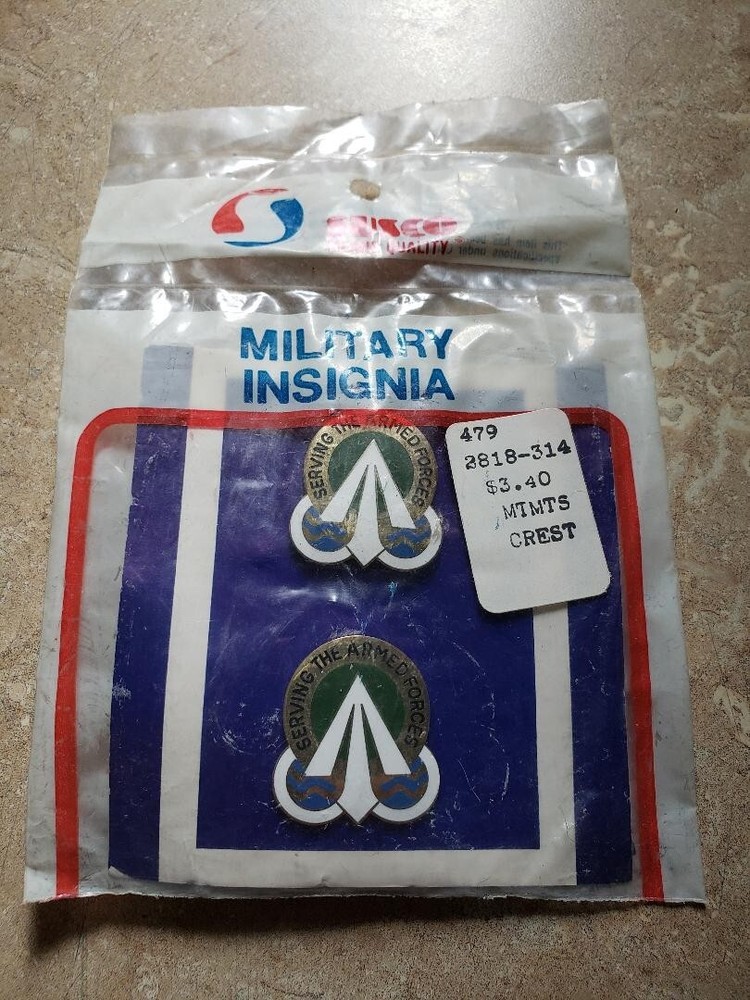 US Army Military Surface Deployment and Distribution Command Crest DUI (Sealed)