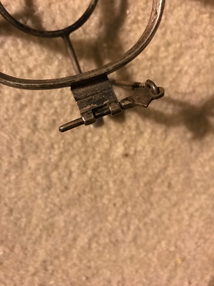 Vintage Sheffield Silver Plate Locking Tilting Kettle Burner Stand Only ***Read