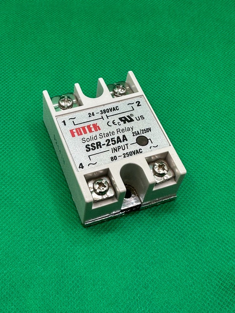 FOTEK SSR-25AA SOLID STATE RELAY 80-250VAC INPUT