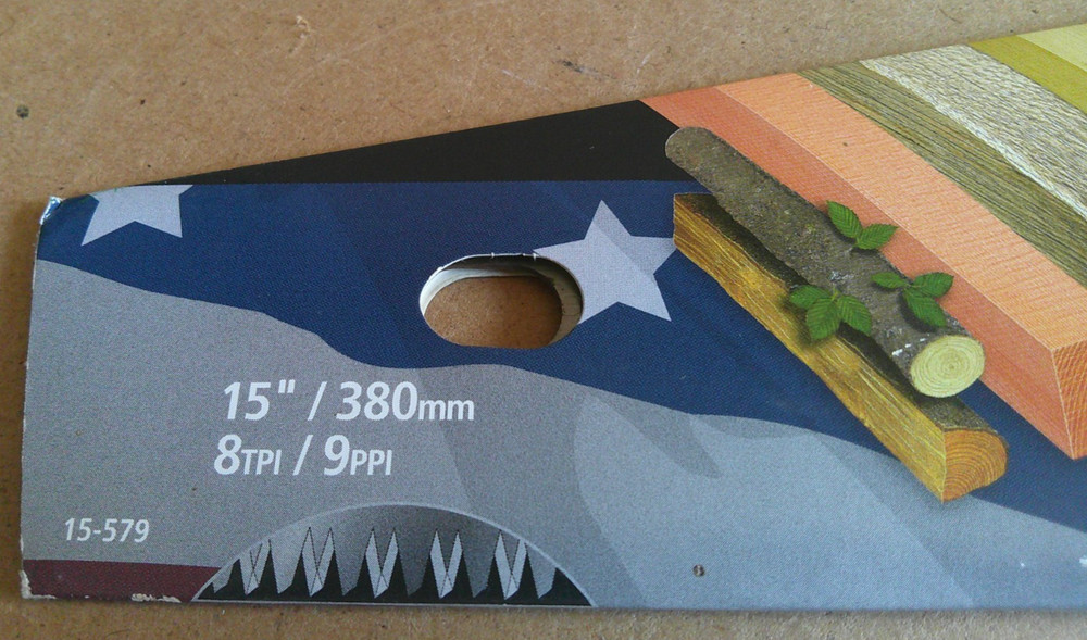 Stanley Tools Sharptooth Saw Aggressive Cut (15" - 8 TPI)