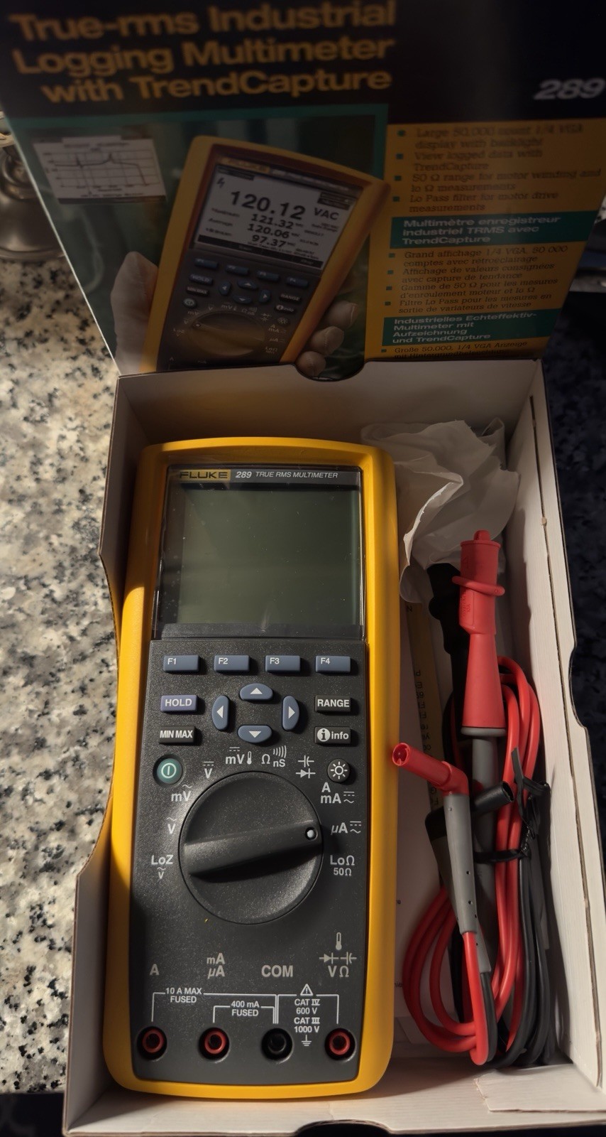 Fluke 289 True-RMS Industrial Logging Multimeter w/ TrendCapture