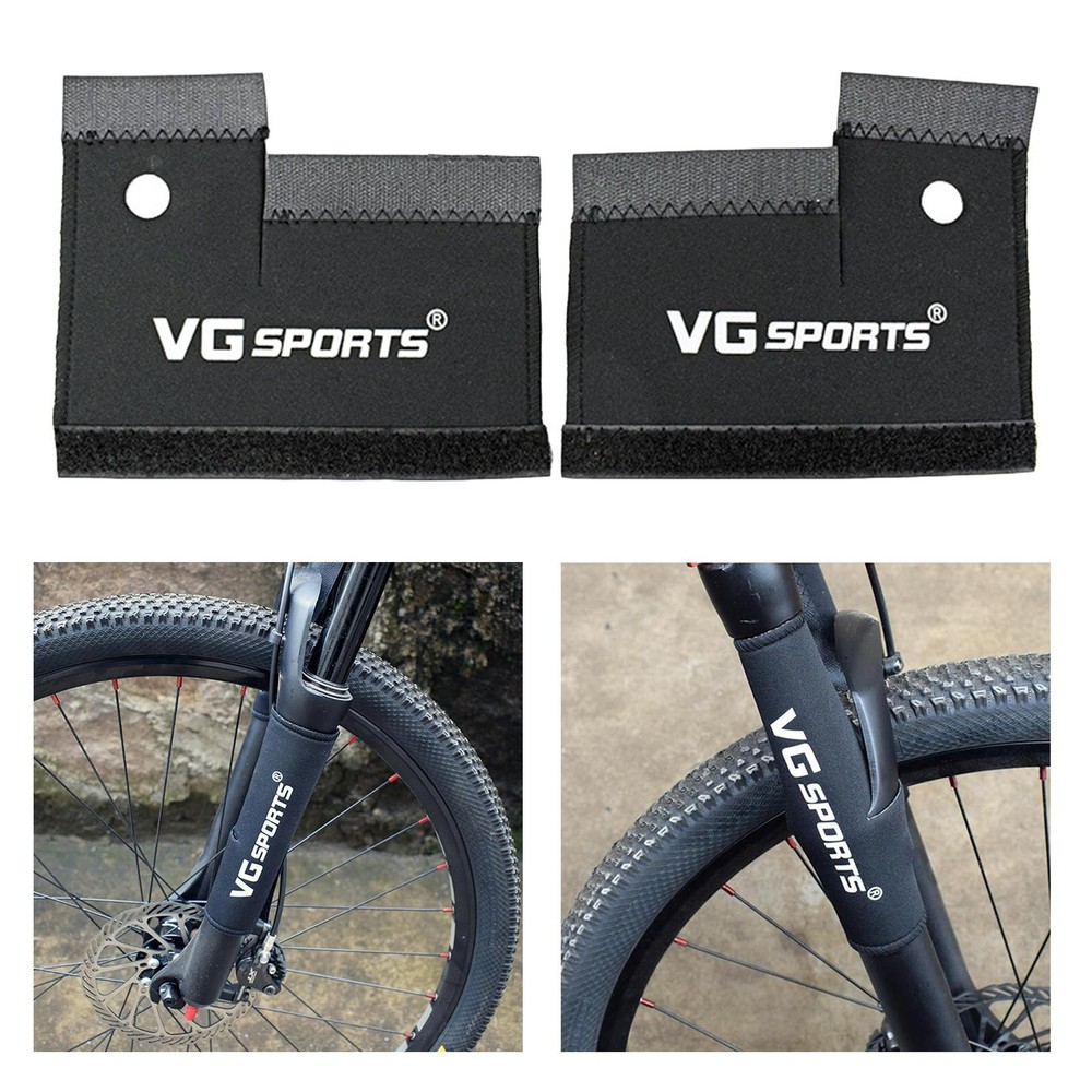 2pcs/set Bike Front Fork Protective Pad Wrap Cover Accessories