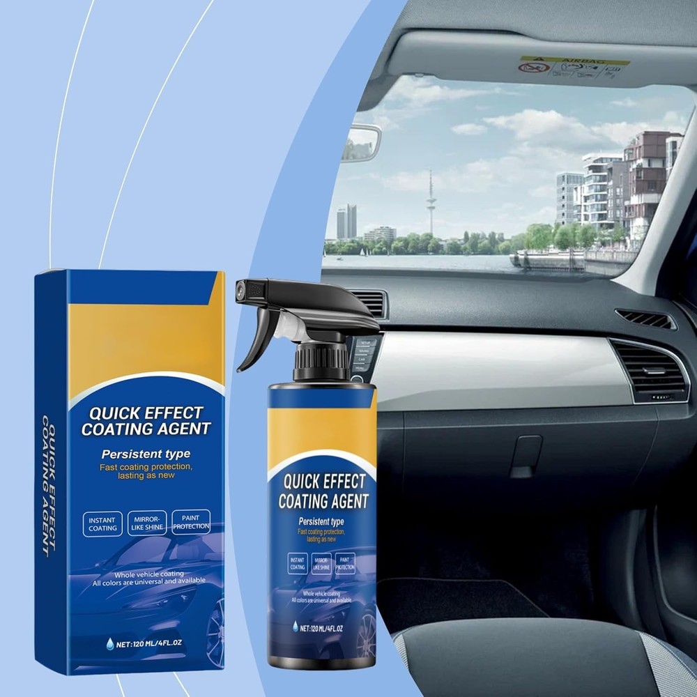 Advanced Car Quick-Acting Coating Agent Spray, Car Coating Spray, Quick Effect..