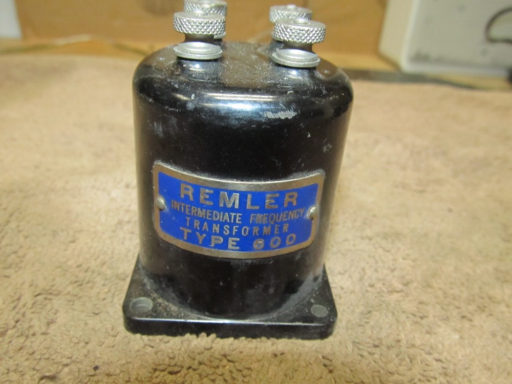 1920`s Remler 600 IF Intermediate Frequency Transformer, NICE