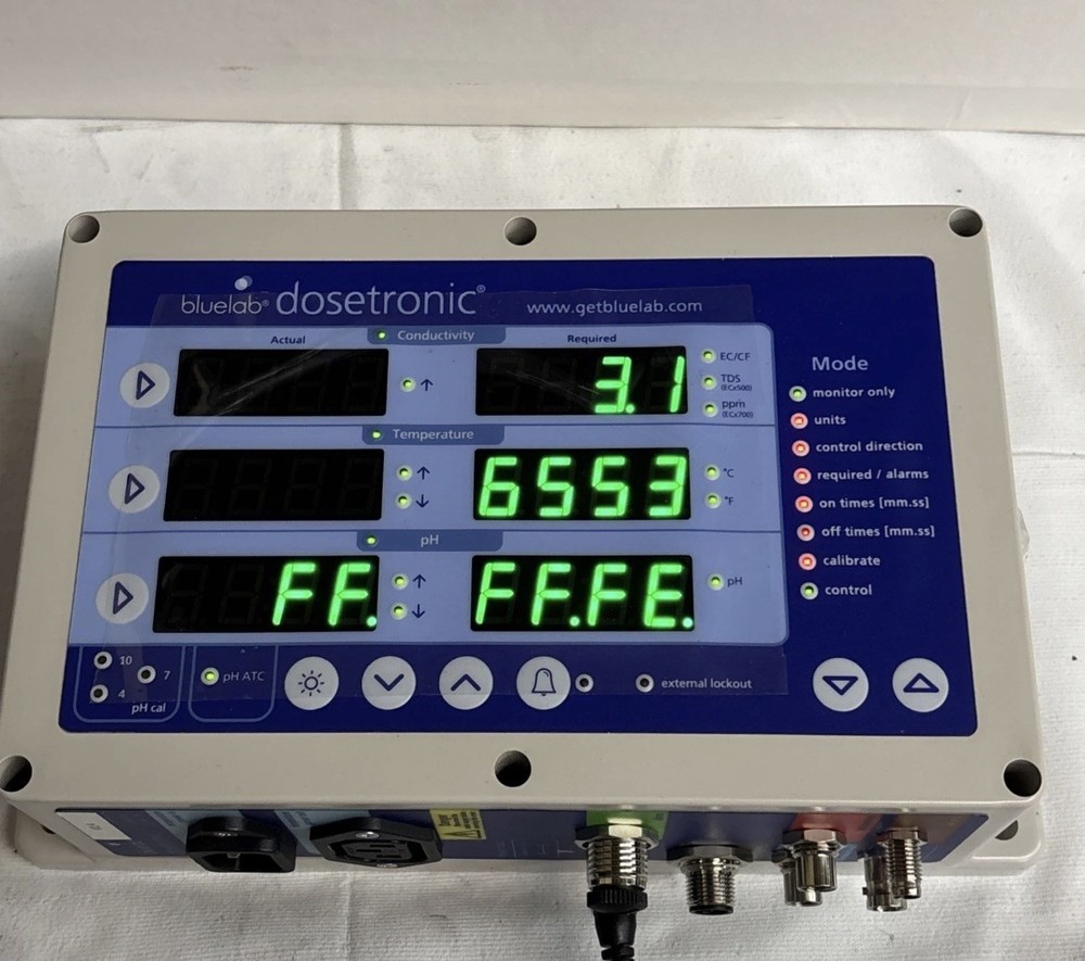 Bluelab pro controller with solenoid dosing system
