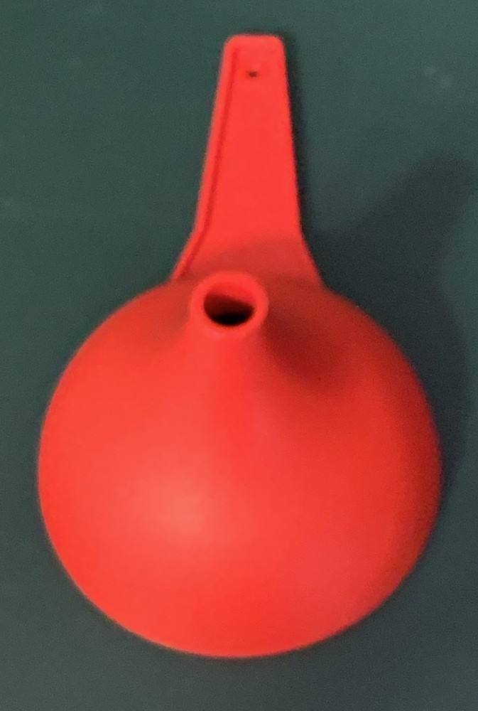 Tupperware “Hershey Kiss” Funnel Red