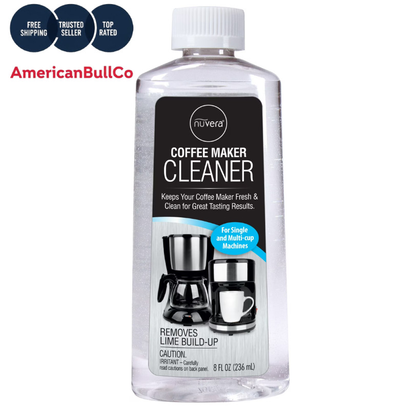 Nuvera Coffee Machine Descaler Solution 8 fl oz Single Cup & Espresso Cleaner