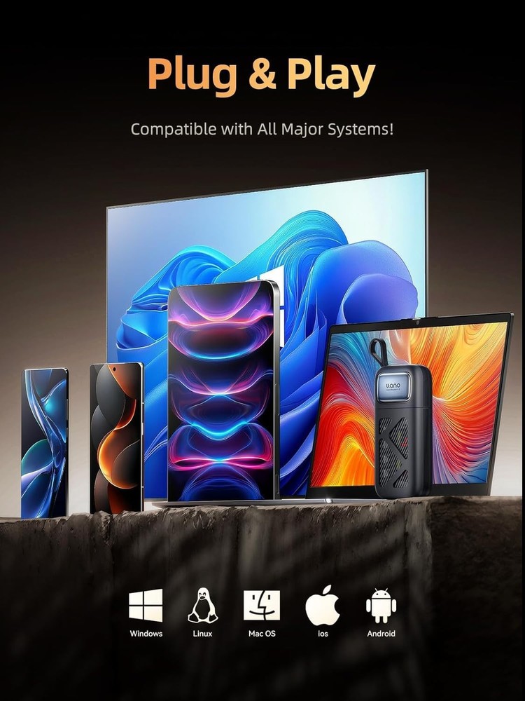 Quick Transfer 2-in-1 SD/Micro SD Card Reader Adapter with Built-in Storage Case