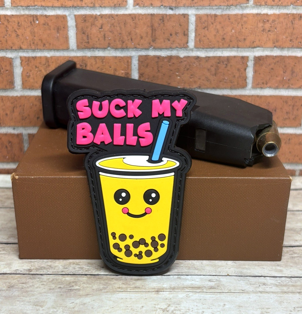 Tactical Morale Patch - PVC Suck My Balls Patch - Funny Boba Patch