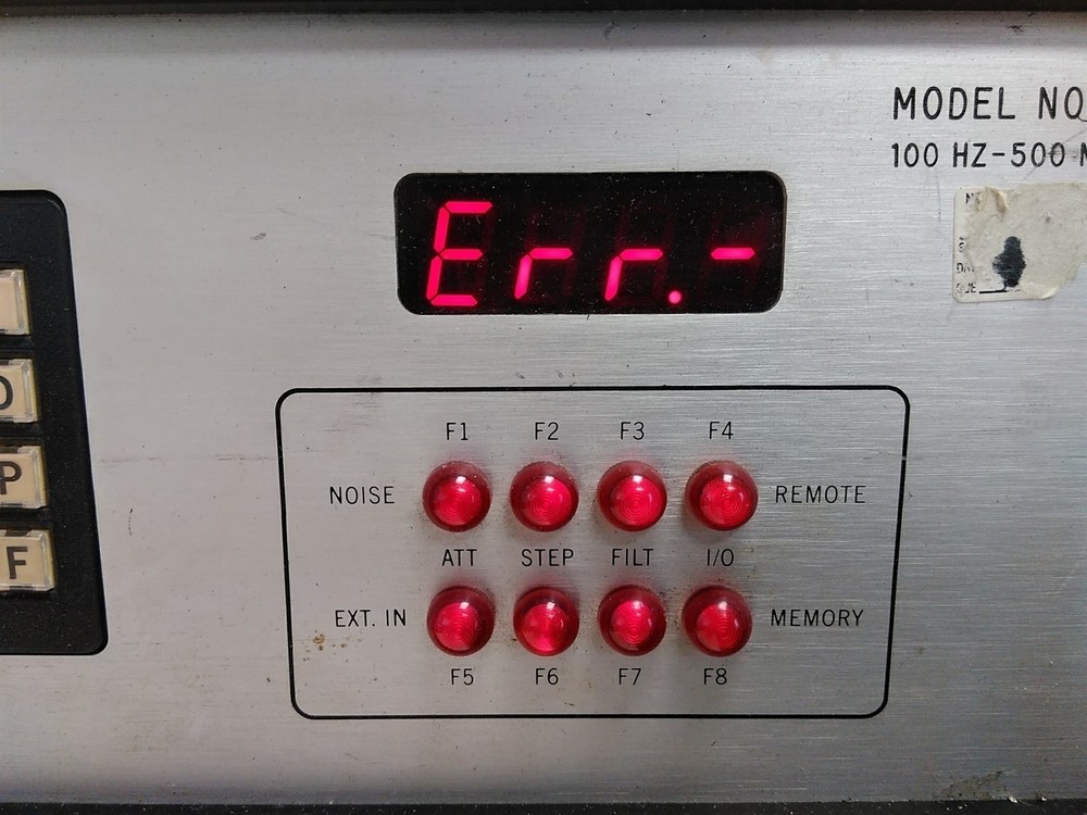 Power Tested Only Noise/Com NC 7108 Programmable Noise Generator AS-IS