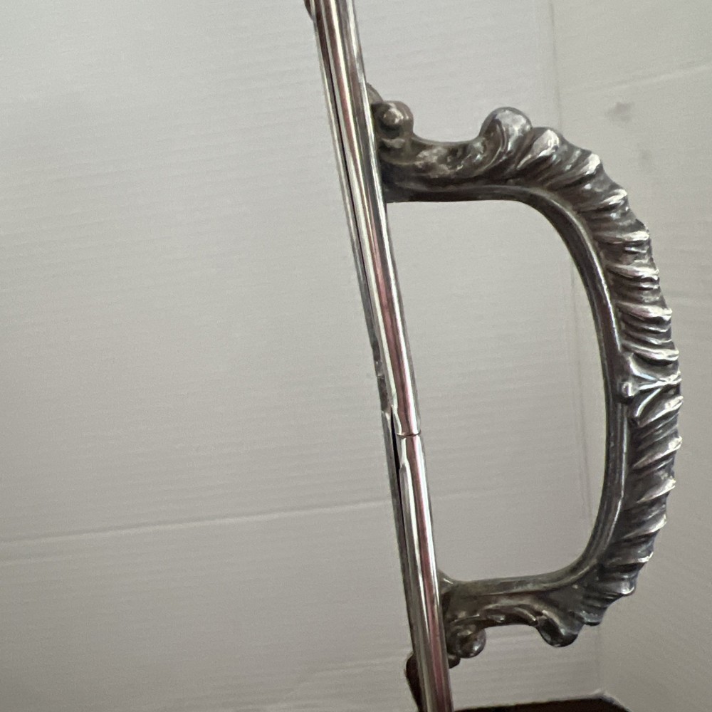 VTG Double Handle Silverplate Buffet Server w/Lid & Glass Baking Dish