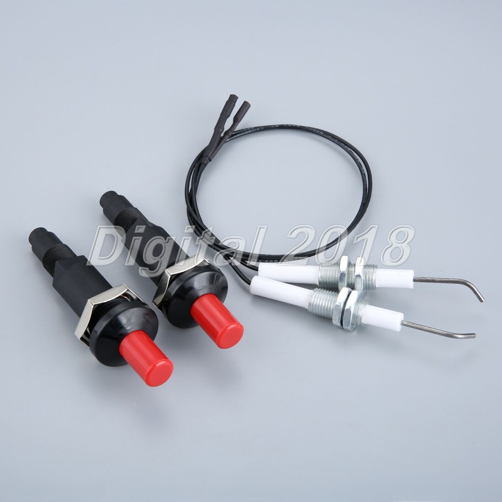Replace Piezo Igniter Push Button Set Spake Generator Ignition Parts 2Pcs/Lot