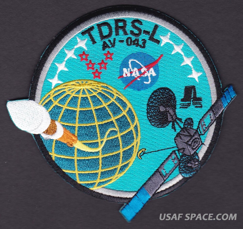TDRS-L ATLAS V LAUNCH NASA TRACKING & DATA SATELLITE USAF CCAFS SPACE PATCH