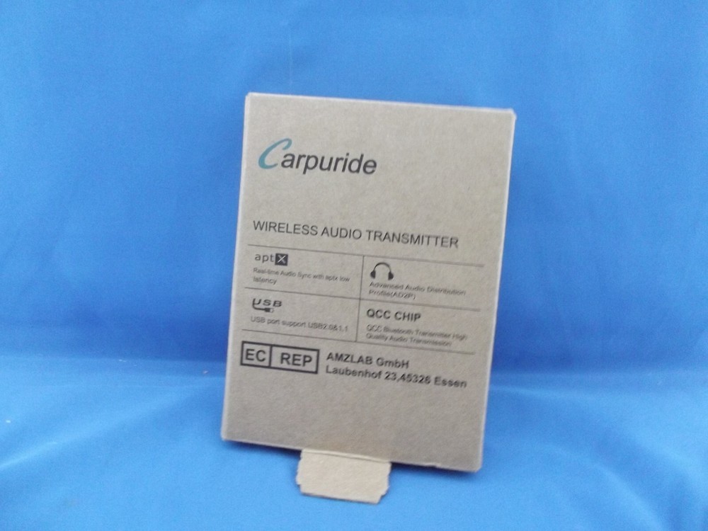 Carpuride Wireless Audio Transmitter for TV, PC, CD Player, MP3