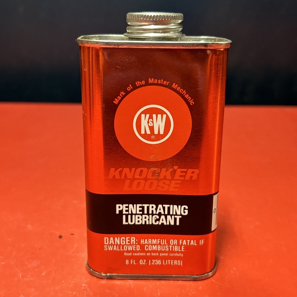 K & W Knock'er Loose Lubricant 8 oz. NOS
